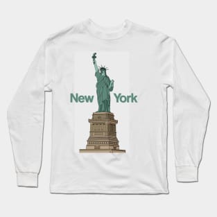 New York (statue of liberty) Long Sleeve T-Shirt